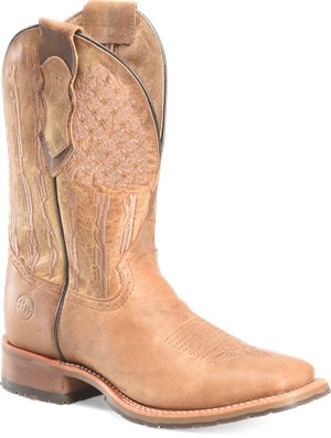 Tan Double H Boot Covada 